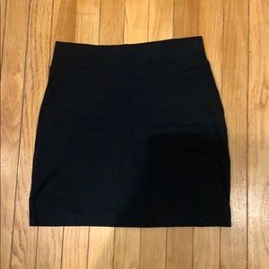 Cotton zipper skirt